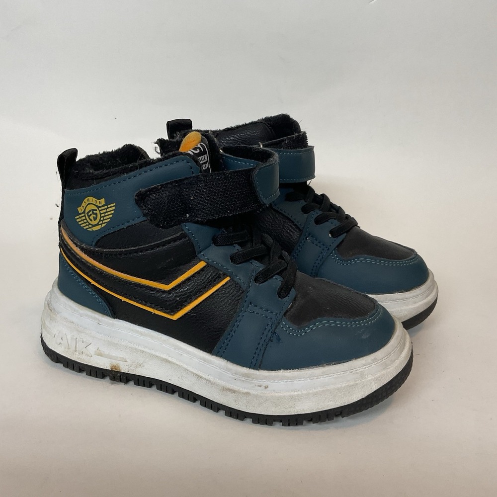 Kids Youth Novice High Winter Snow Boots Kids Size 12 (28)‎ Teal Yellow Black